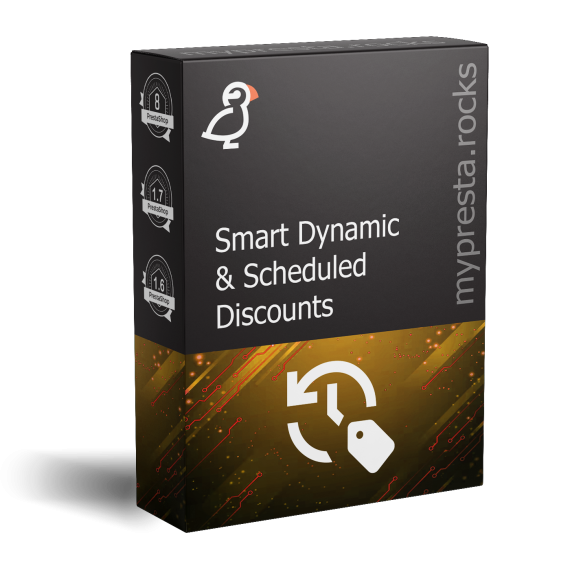 Smart Dynamic & Scheduled Discounts - Automated PrestaShop Sales Smart Dynamic & Scheduled Discounts - Automated PrestaShop Sales
