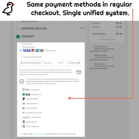 Express Checkout & Payment Solution - Apple Pay, Google Pay, Stripe