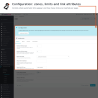 Configuration for zones, selectors, limits and link attributes