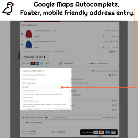 Express Checkout & Payment Solution - Apple Pay, Google Pay, Stripe
