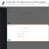 Display options for the hook title, follow button and mobile visibility