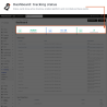 Dashboard showing tracking status and how many platforms are covered