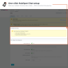 Ein-Klick-Einrichtung zum Hinzufügen von HubSpot Chat zum Shop