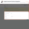 Ustawienia Google Customer Reviews dla Merchant ID, pozycji plakietki i języka plakietki