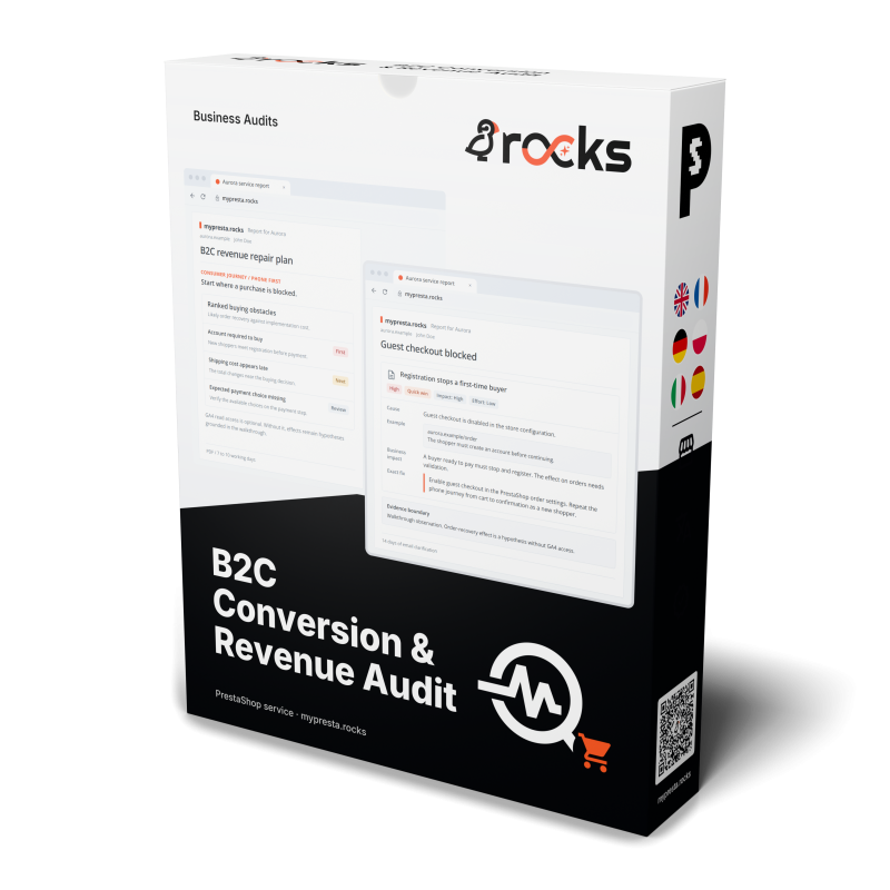 Auditez vos fiches produit et votre paiement PrestaShop pour convertir plus de visiteurs en acheteurs