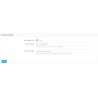 Paramètres de connexion Signal : numéro de téléphone et message pré-rempli avec le jeton {url}