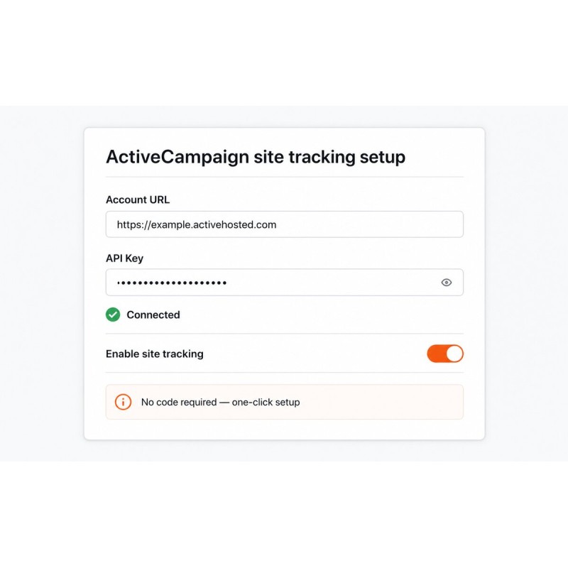 ActiveCampaign Integration - Risparmiare tempo nella configurazione tecnica