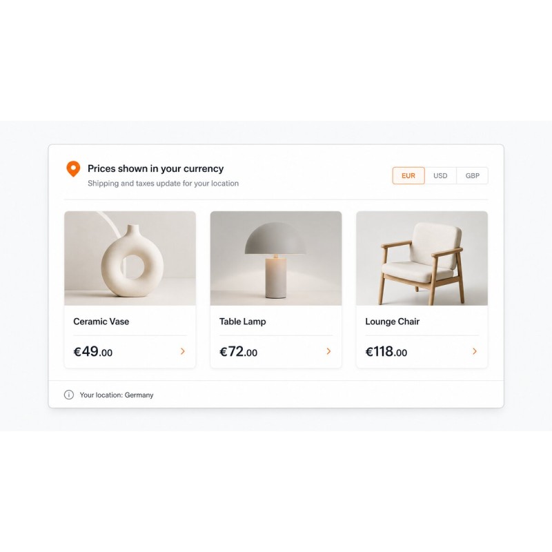 Currency Selector - Make international buying feel easier
