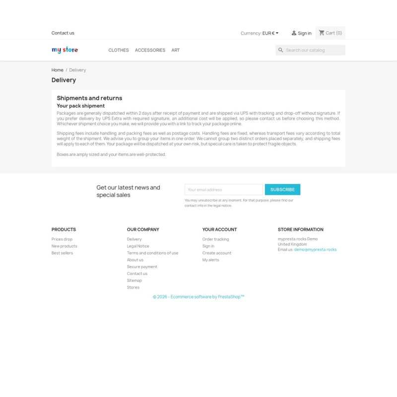 CMS Display Names, titre de page CMS et liens de navigation du pied de page sur PrestaShop
