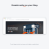 Breadcrumb on a blog post