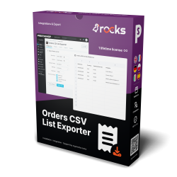 Exportateur de listes de commandes CSV