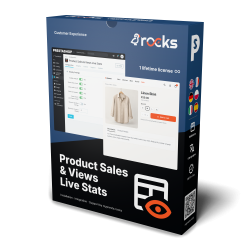 Statistiche Live di vendite & visualizzazioni dei prodotti