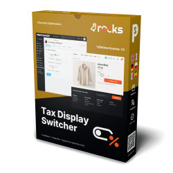 Sélecteur d'affichage des taxes
