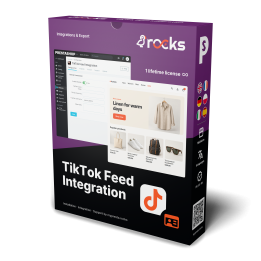 Intégrez vos vidéos TikTok aux pages PrestaShop en grille ou en diaporama