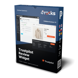 Posiziona i widget TrustBox Trustpilot nelle pagine prodotto e nel footer di PrestaShop
