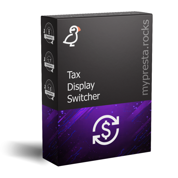 PrestaShop Tax Toggle – Show Prices With or Without Tax