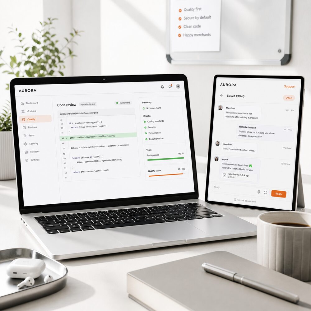 Open-code PrestaShop modules with direct developer support