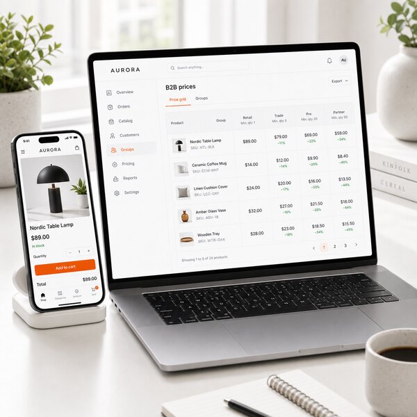 Resumen de auditorías de negocio PrestaShop para modelos B2C y B2B