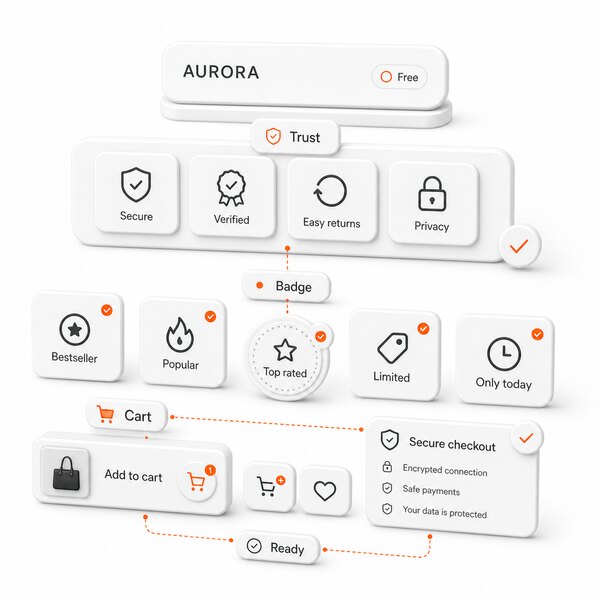 Kostenloses PrestaShop-Modul für Trust Badges