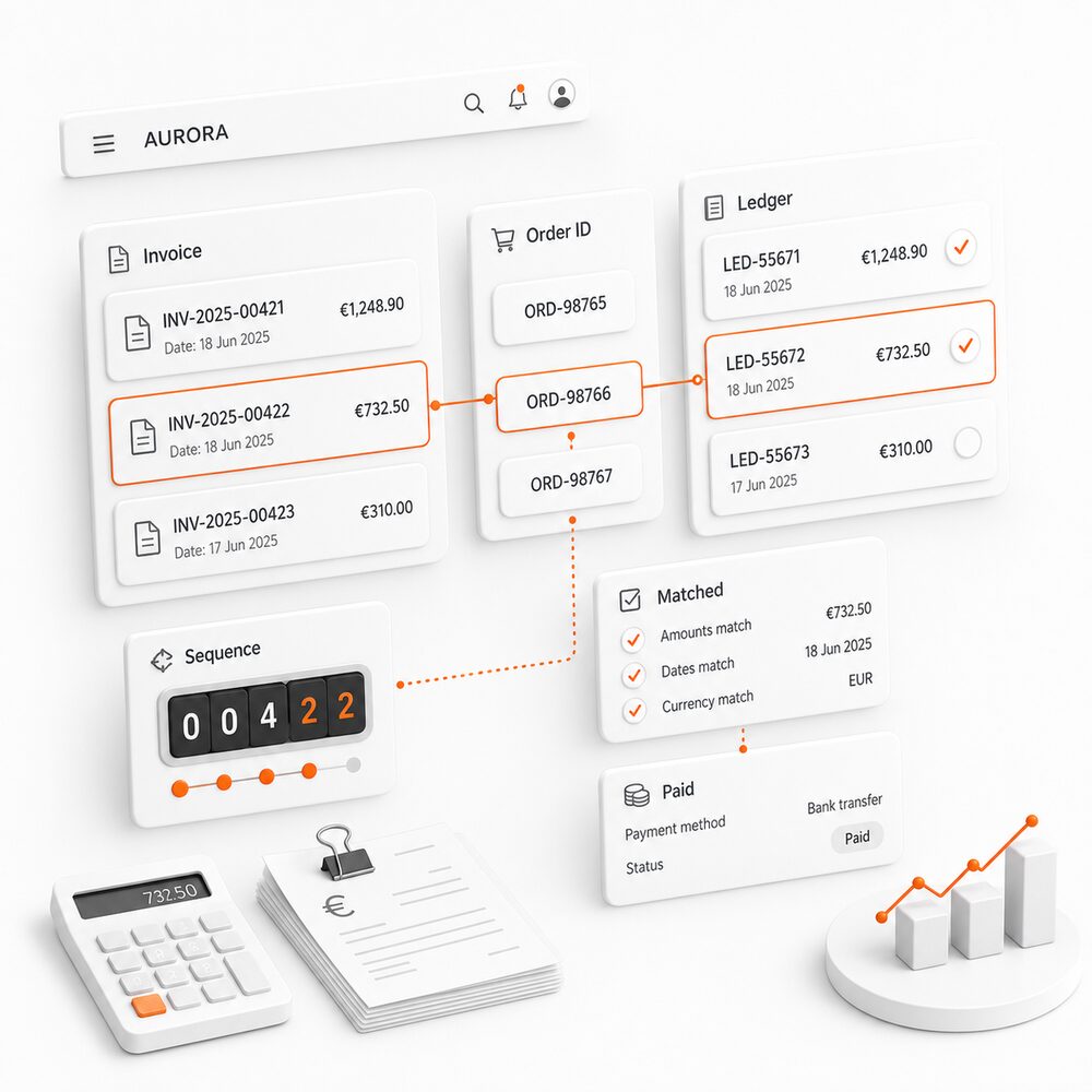 modules PrestaShop de numérotation des commandes, factures et finances