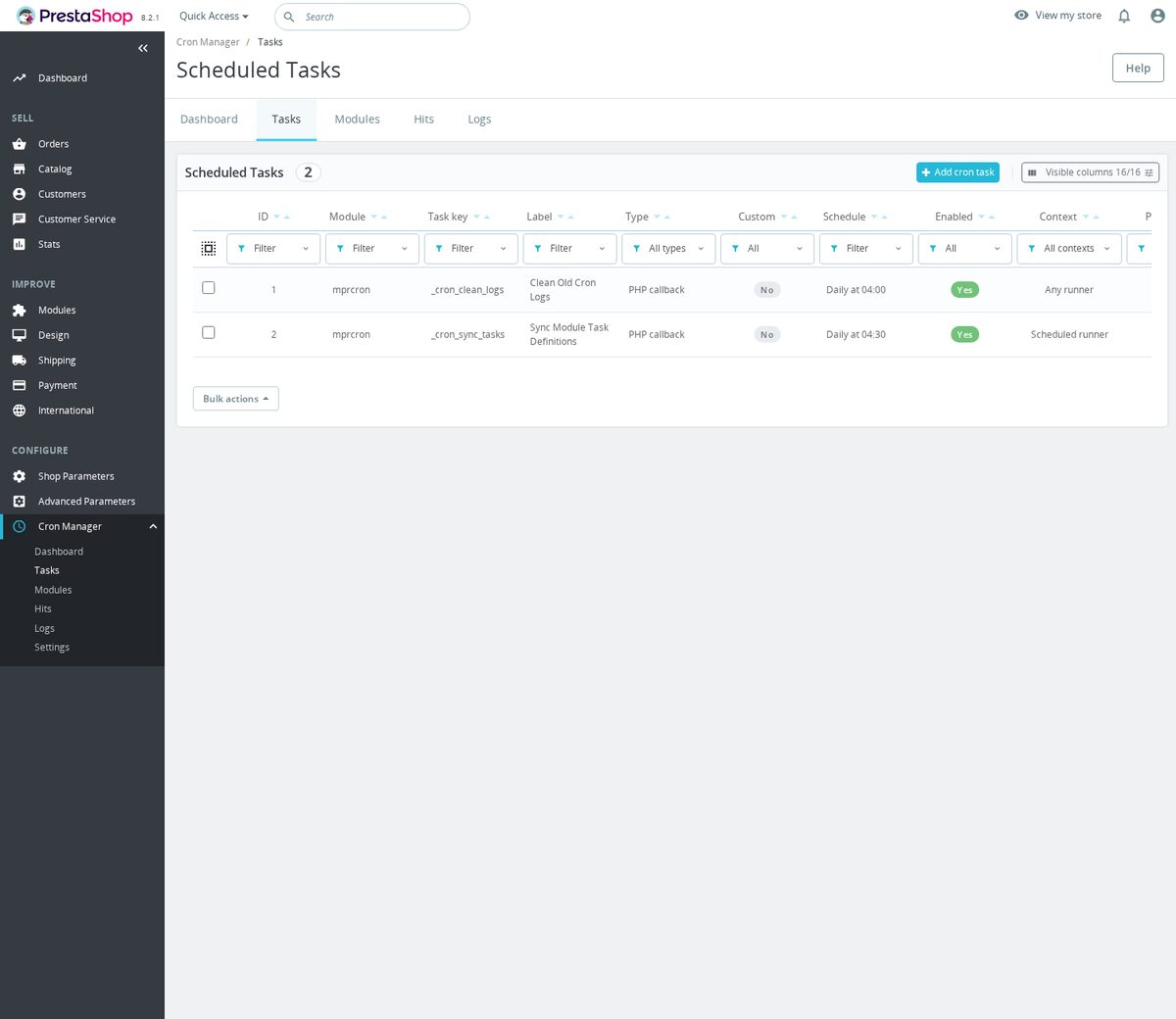 MPR Cron Manager — Controlla ed esegui qualsiasi attività su richiesta