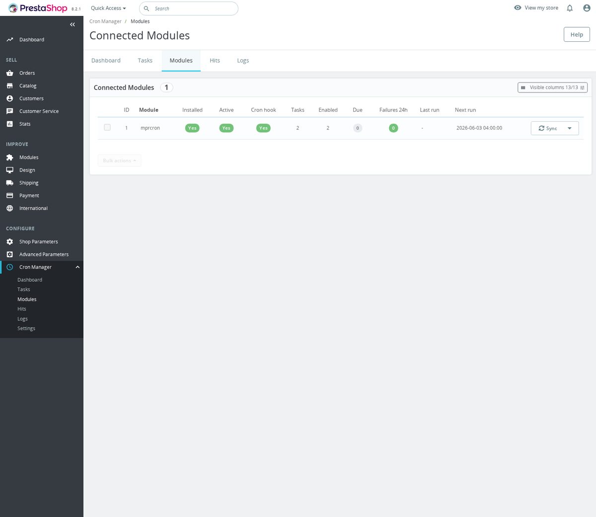 MPR Cron Manager — Sai quali moduli hanno attività pianificate