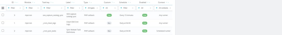 Task logs, remote scheduler sync, and manual runs