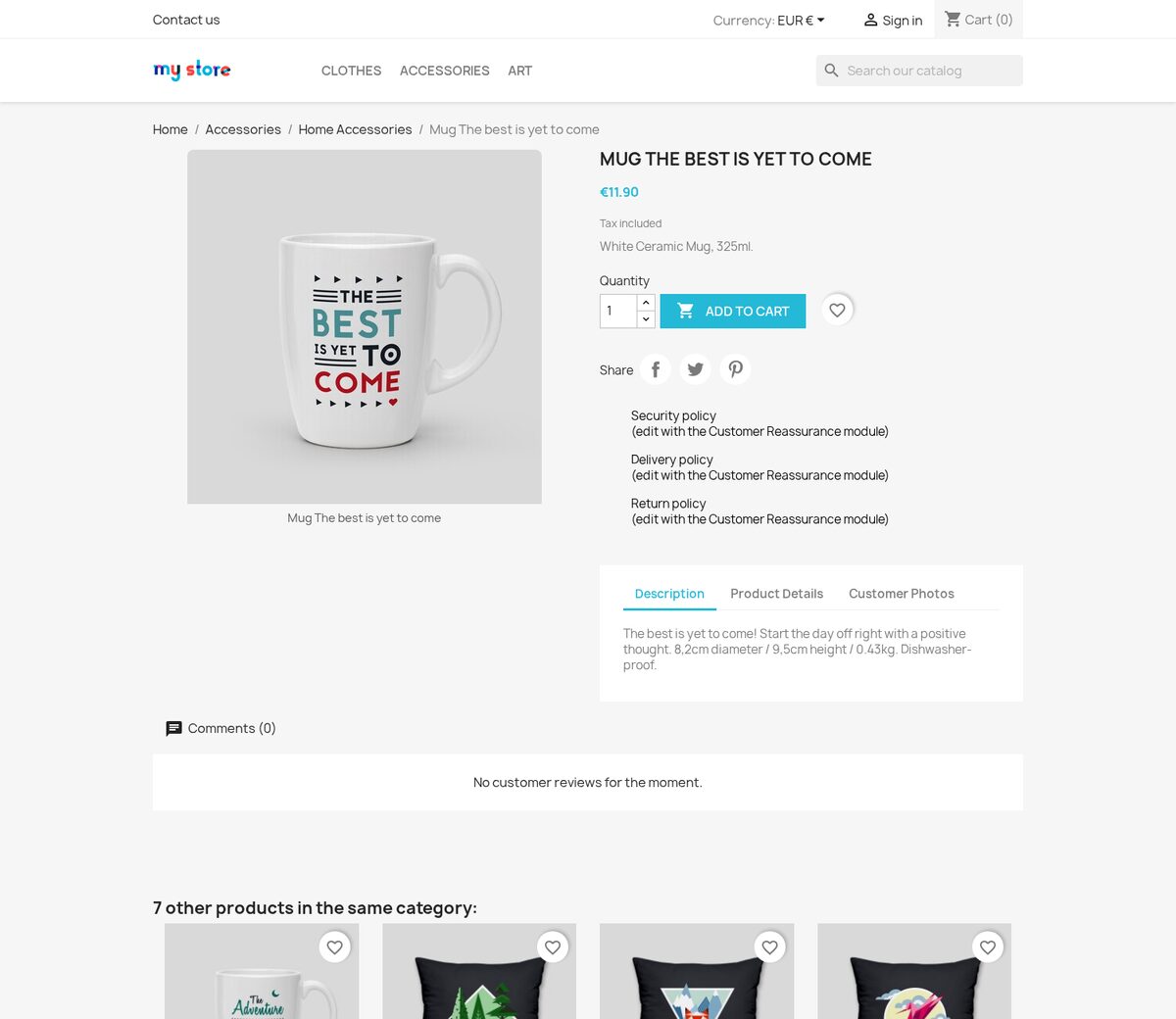 PrestaShop-Produktgalerie-Modul - Produktgalerie mit Foto und Video