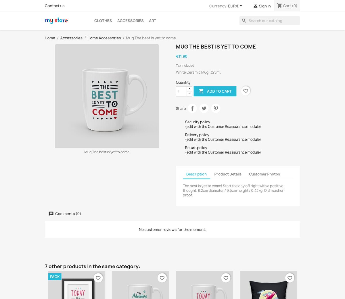 PrestaShop-Produktgalerie-Modul - Upload von Kundenfotos