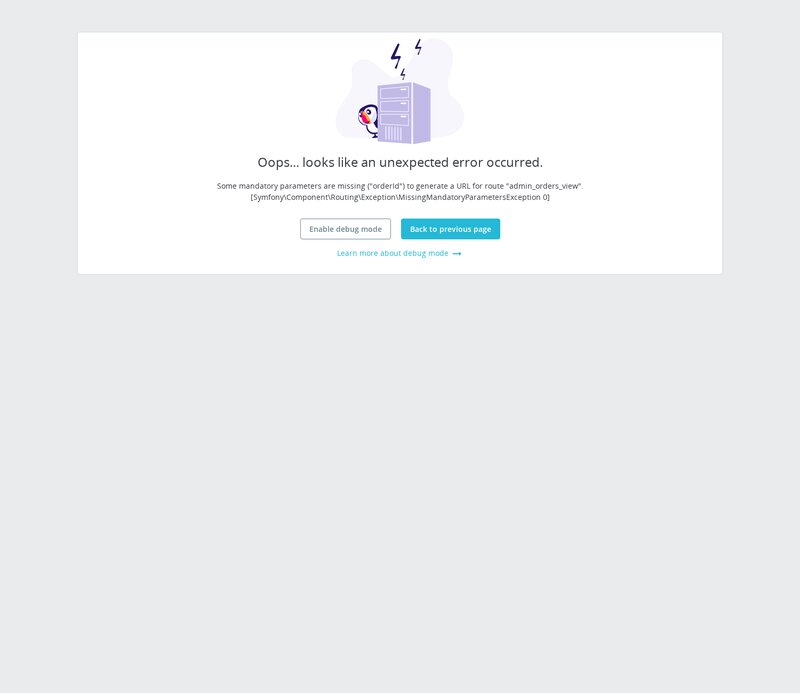 Advanced Order Workflow, Admin order side panel