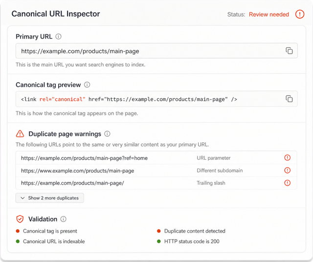 PrestaShop URL structure: clean URLs, canonicals and avoiding duplicate content