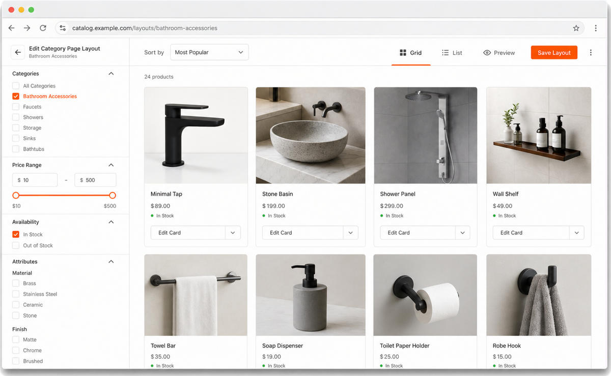 Category pages that convert: layout, filters and sorting best practices