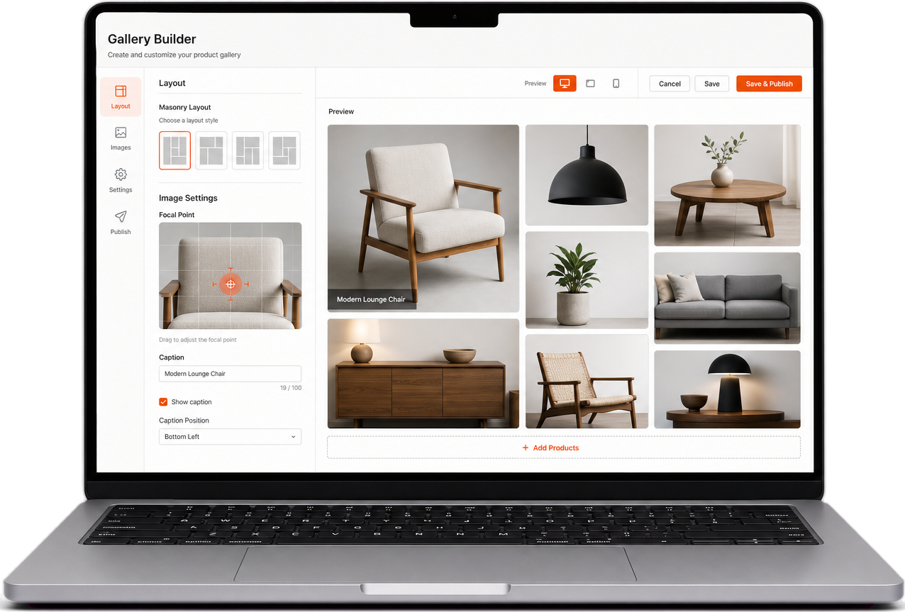 Pages galerie pour PrestaShop : mettre vos produits en valeur avec élégance