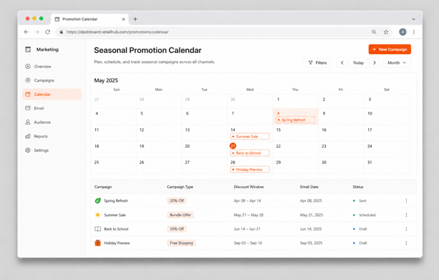 Calendrier des promotions saisonnières : quand lancer vos offres tout au long de l’année