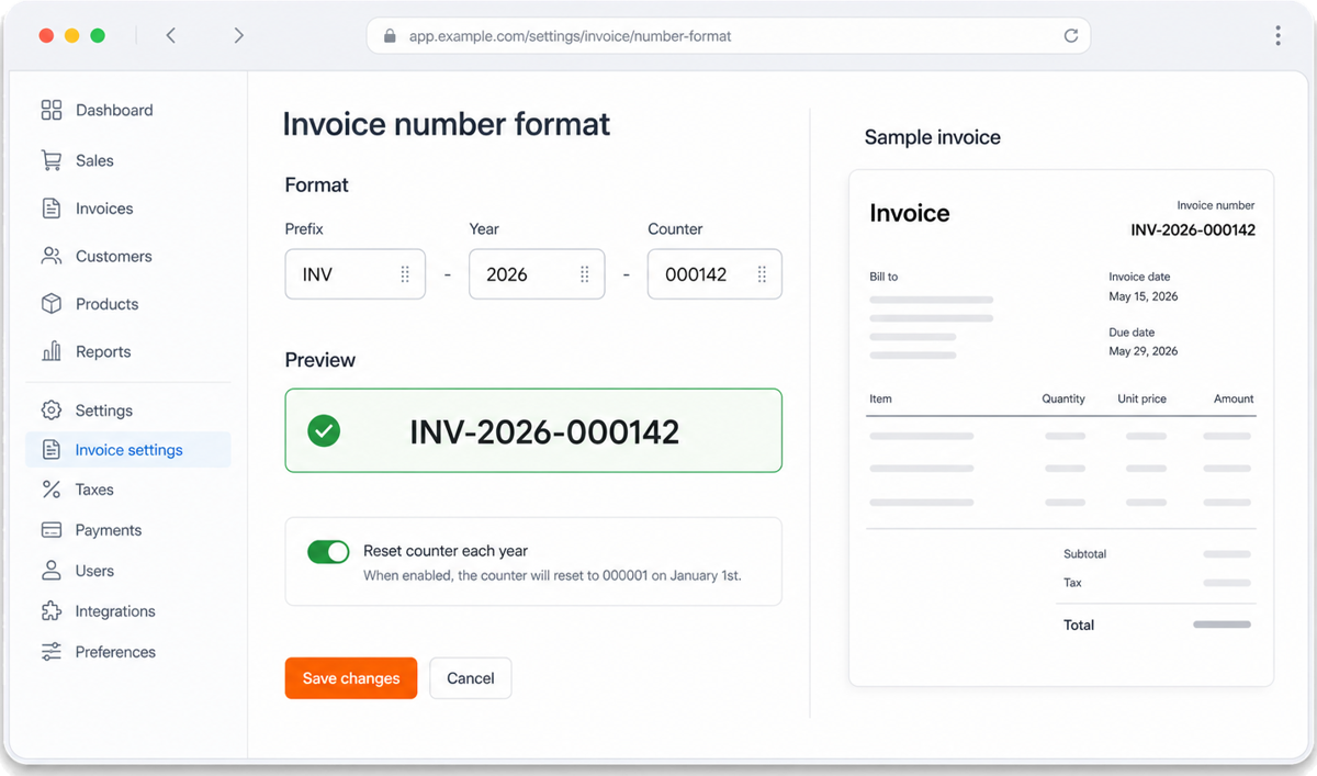 Invoice and order number customization: why default numbers are not enough