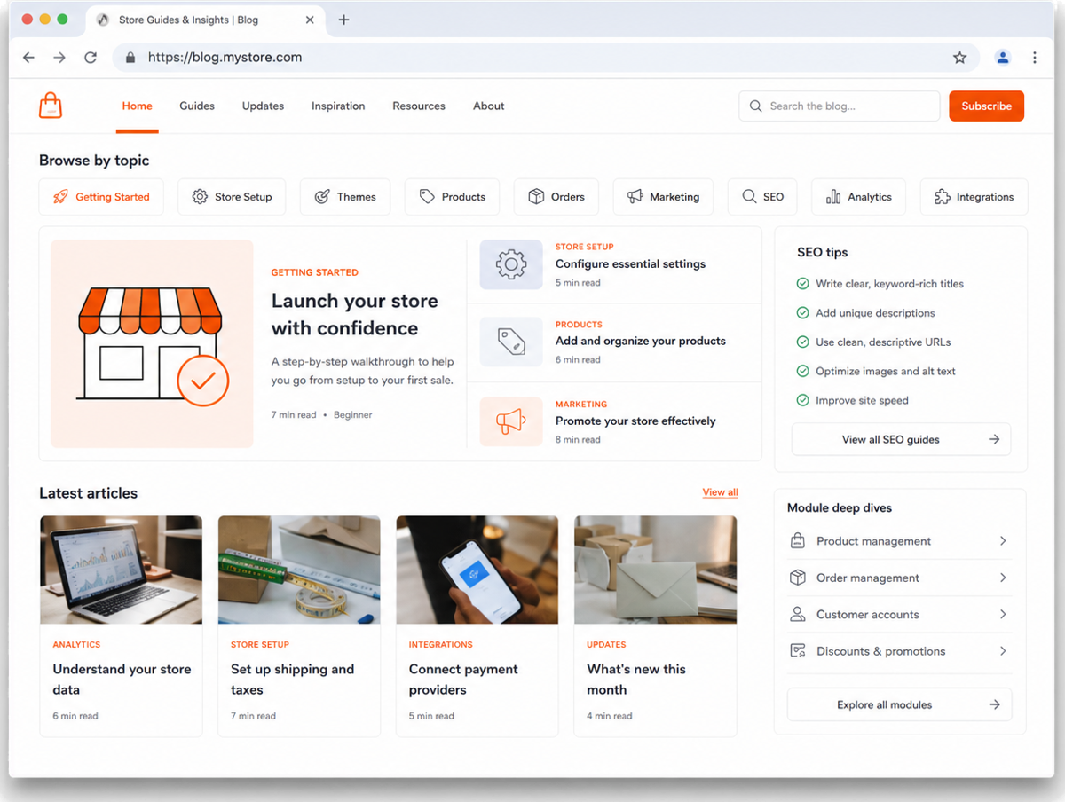Unser Blog ist live: PrestaShop-Guides, Tipps und Branchenanalysen