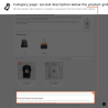 La seconda descrizione mostrata sotto la griglia prodotti in una pagina categoria