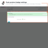 Réglages de badge de pack avec un seul interrupteur pour marquer les produits en pack dans les listings