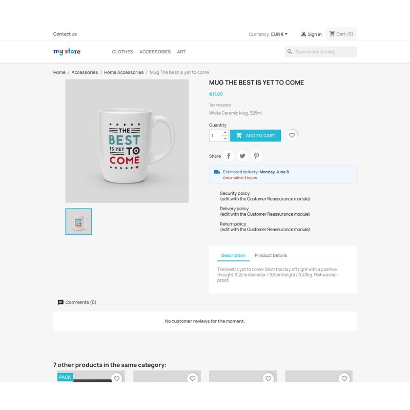 Estimated Delivery Date for PrestaShop - Product Order Within