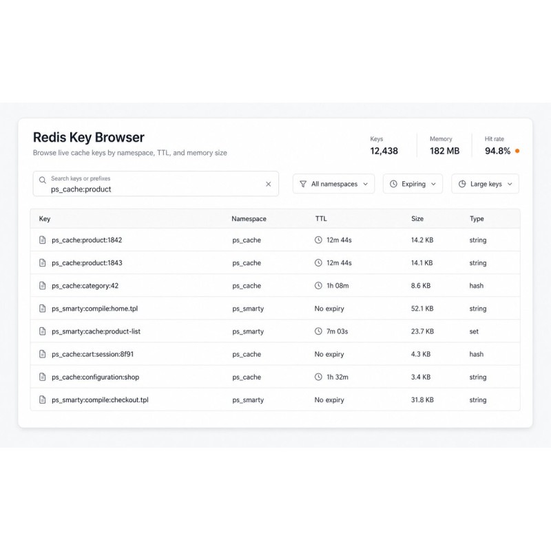 Redis Dashboard & Key Manager - Clear the right cache instead of flushing everything