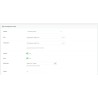 Back office article editor with language fields, featured status and a publication date