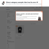 Example of a category page with its directly edited H1 heading