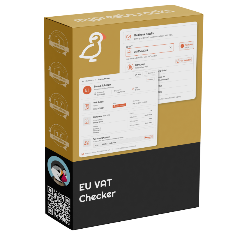 Selling B2B in Europe? You need to validate VAT numbers before applying tax exemptions.

Automatic